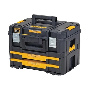 Dewalt TSTAK 2.0 Tool Box (Grey/Yellow)