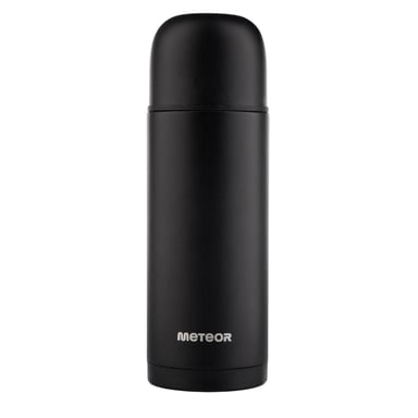 Meteor Logo 1000ml Thermal Flask (Black)
