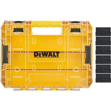 Dewalt ToughCase Tool Box (Pack of 10) (Yellow)