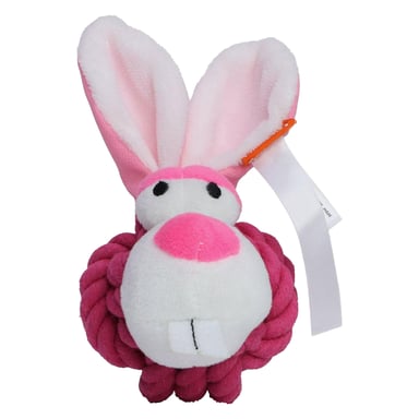 Mbw MiniFeet Konijnentouw Hondenspeelgoed (Roze)