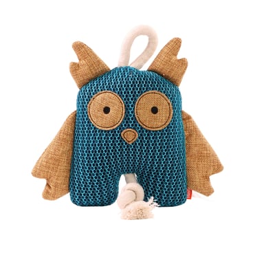 Mbw MiniFeet Owl Rope Dog Toy (Blue)