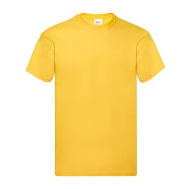 Fruit Of The Loom Mens Original T-Shirt (Sunflower)
