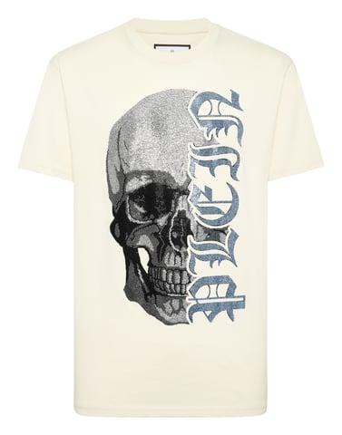 T-Shirt Round Neck Ss Gothic Plein