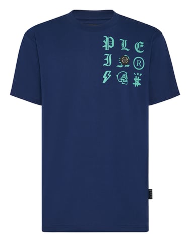 T-Shirt Round Neck Gothic Plein