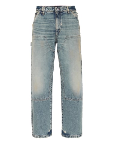 Denim Trousers Loose Fit