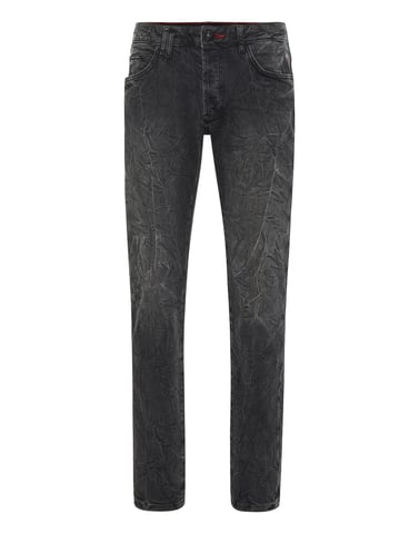 Jeans Straight Cut Skull