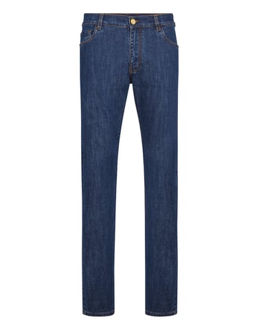 Jeans Straight Cut Paisley
