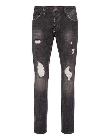 Jeans Straight Cut Skull&Bones