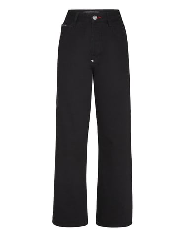 Denim Trousers Loose Fit Iconic Plein