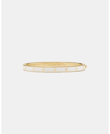 Spot The Spade Enamel Hinged Bangle