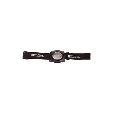 Mountain Warehouse 4 Red & 1 White LED Head Torch (Black)
