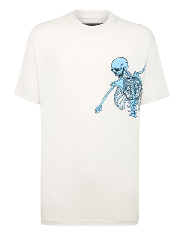 T-Shirt Round Neck Skeleton