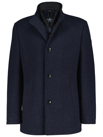 Wooddown wool coat - Navy
