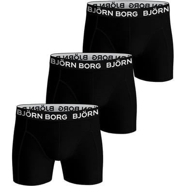 Björn Borg Onderbroeken 3-Pack Boxers Black