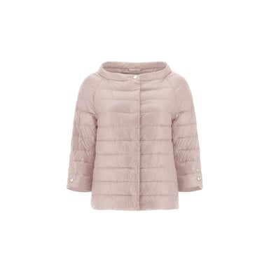 HernoCropped Sleeve Down Jacket