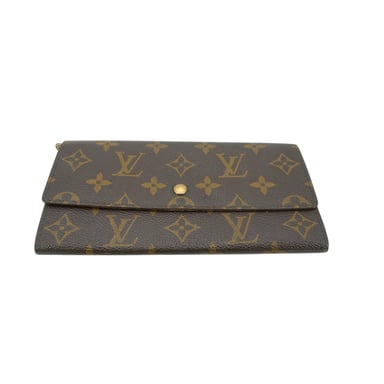 Louis Vuitton Vintage stoffen portemonnee Porte Monnaie Credt