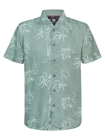 Petrol Industries - All-over Print Shirt Orion Men - Green