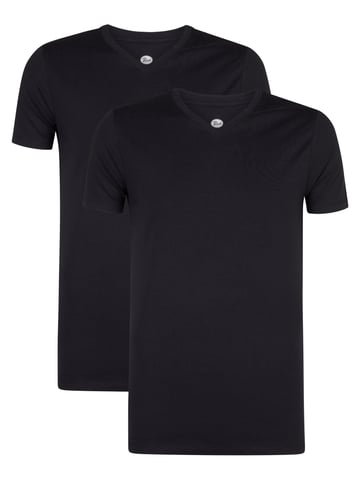 Petrol Industries - 2-Pack Basic V-Neck T-shirt Legacy Men - Blue