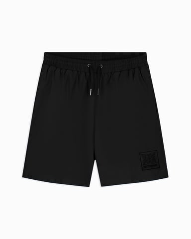 Black Bananas Anagram Plate Swimshorts, Black