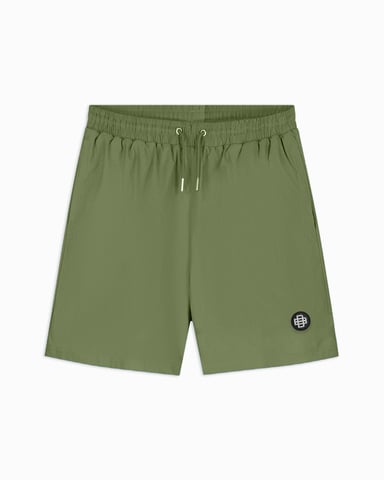 Black Bananas Monogram Plate Swimshorts, Green