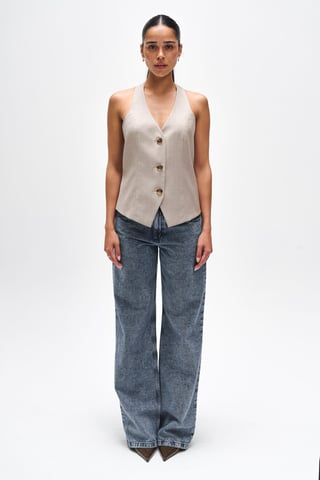 BENU Beige Women's Suit Vest