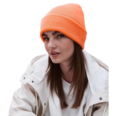 Beechfield Unisex Adults Original Cuffed Beanie (Orange)