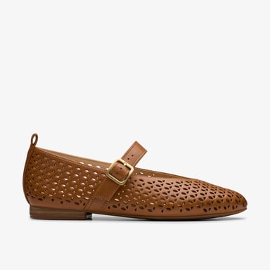 Fawna Jane Tan Leather Schoenen