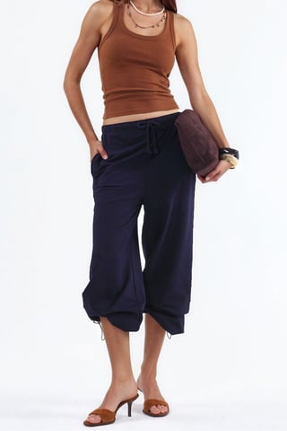 Women's Cotton-Blend Straight-Leg Sweatpants