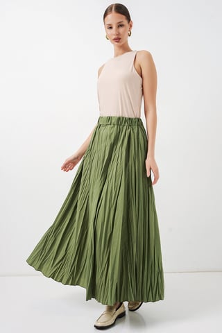 Textured Maxi Skirt