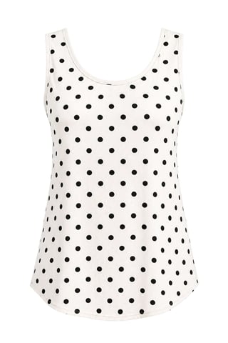 Casual U Neck Cotton Blend Tank Top