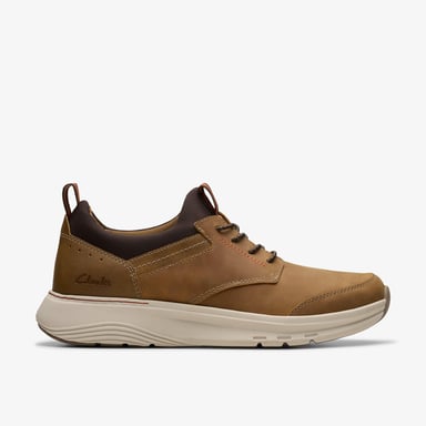Motion Trek EZ Dark Tan Lea Sneakers