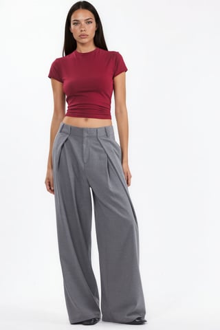 High Waist Wide Leg Palazzo Pants