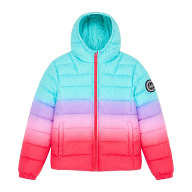 Meisjes Gewatteerde Jas Kinderen Roze Hooded Gequilt Warme Winterjas