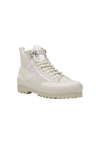 Superga Beige Fabric Sneakers