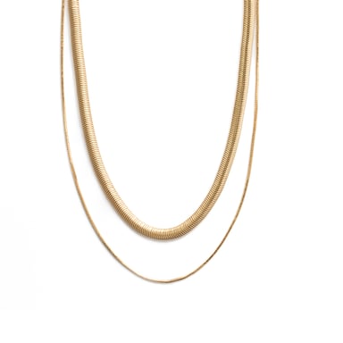 Luxenter 18k yellow gold-plated necklace - Jezo