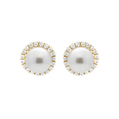 Luxenter 18k yellow gold finish earrings - Nyma