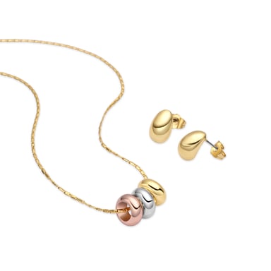 Luxenter Sets finished in Rhodium, 18K Yellow and Rose Gold - Khak