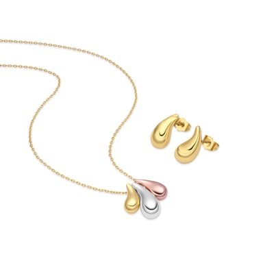 Luxenter Sets finished in rhodium, 18K yellow and rose gold - Necon