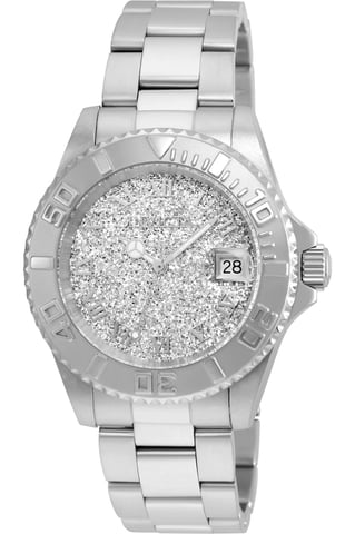Invicta Angel 22706 Women's Watch - Quartz Movement - Stainless Steel with Silver Dial - 40 mm