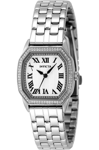 Invicta Wildflower 48998 Women's Watch - Quartz Movement - Stainless Steel with Silver Dial - 27 mm