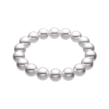 Luxenter White Pearl Bracelet with 18k Gold Finish - Anrae