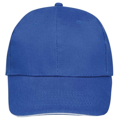SOLS Buffalo 6 Panel Baseball Cap (Royal Blue/White)