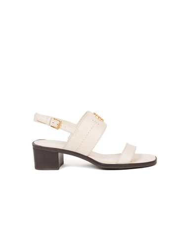 Tory Burch Middenhak Sandalen Nieuw Ivoor/Goud