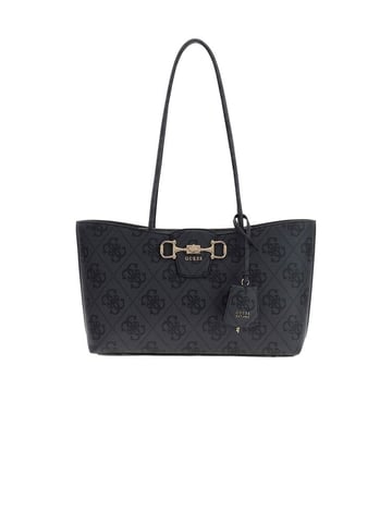 Guess Tote Bag Coal Logo