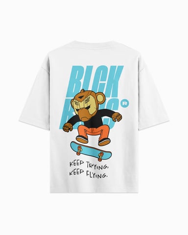 Black Bananas Kids Keep Flying T-Shirt, Off White