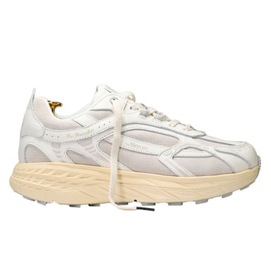 Mercer Amsterdam Sneakers The Re-Run Max Perforated White