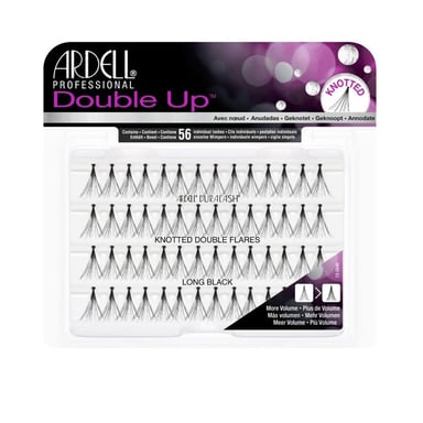 Ardell Individuals Double Up Knutna Dubbla Utsvängda Jeans #lång Svart
