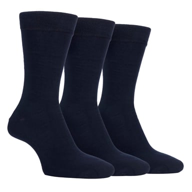 3-Pack Heren Bamboe Dress Sokken Zachte Ademende Sokken