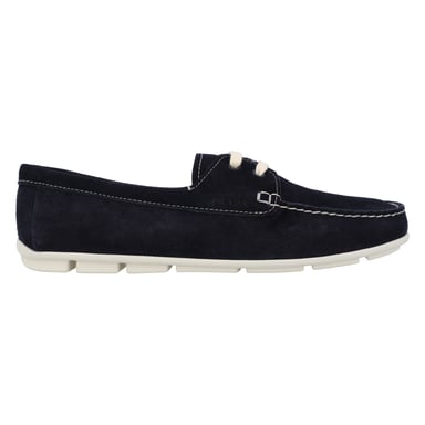 Prada Suede Loafer in Black Women's Shoes