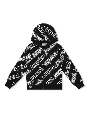 Hoodie Sweatjacket Space Plein